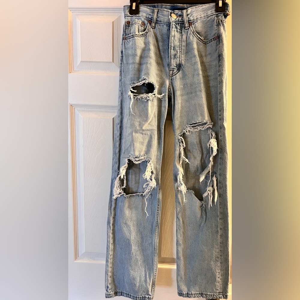 aero mom jeans
